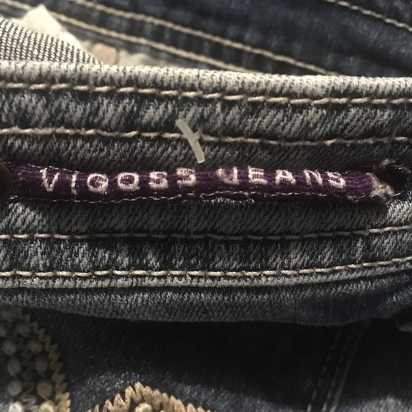 Vigoss Juniors Distressed Embellished Jeans - Picture 8 of 8